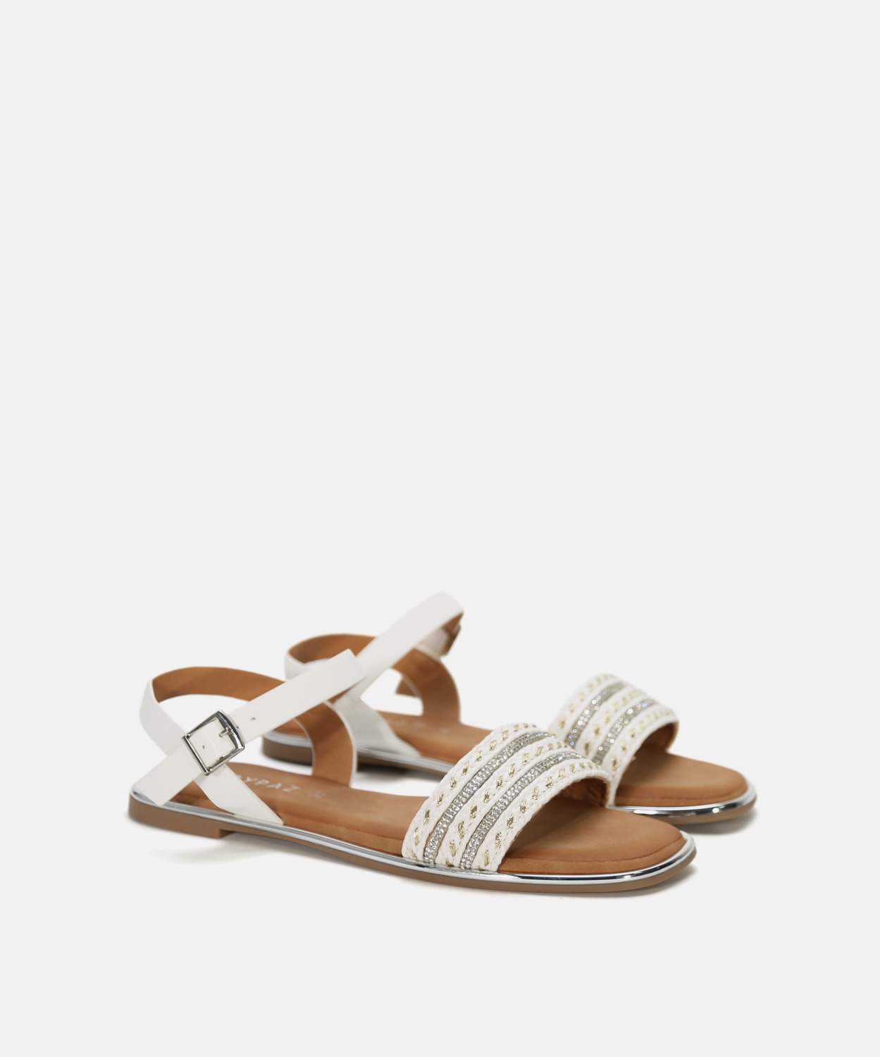 Sandalia plana combinado image number null